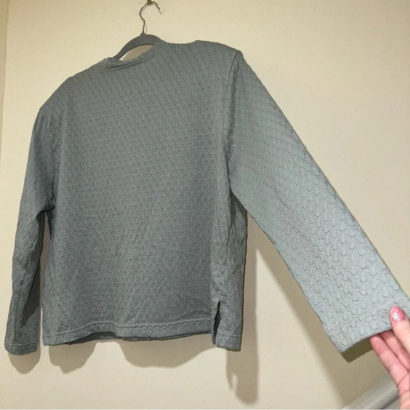 Women’s Image By Sears Vintage 90’s Long Sleeve  Top with Flower Buttons Size 20 - Picture 10 of 16